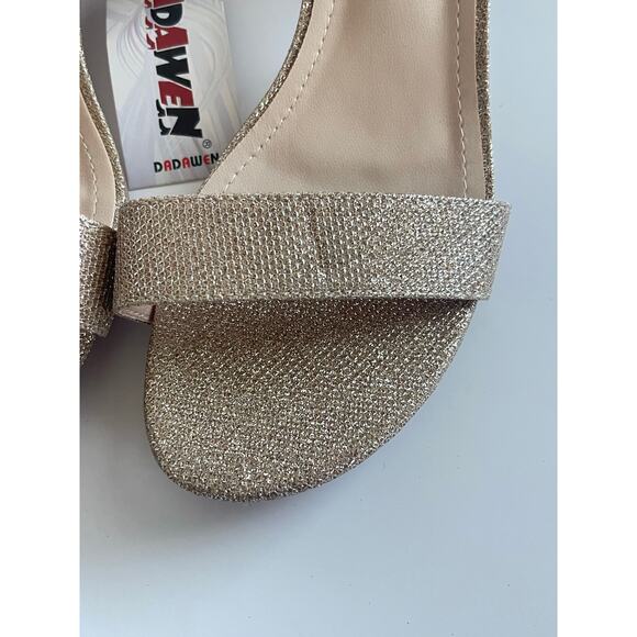 Women's Open Toe Ankle Strap Low Block Chunky Heels Sandals Size 11 - Picture 5 of 11